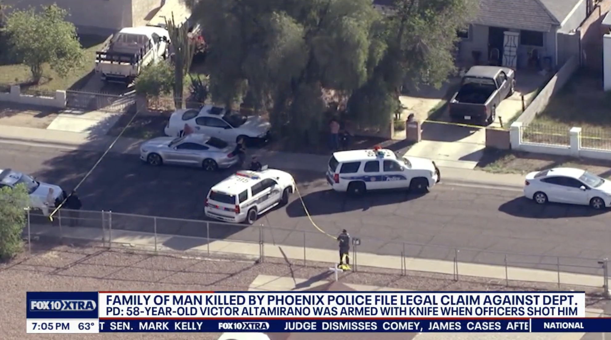 Family files legal claim against Phoenix PD over deadly shooting